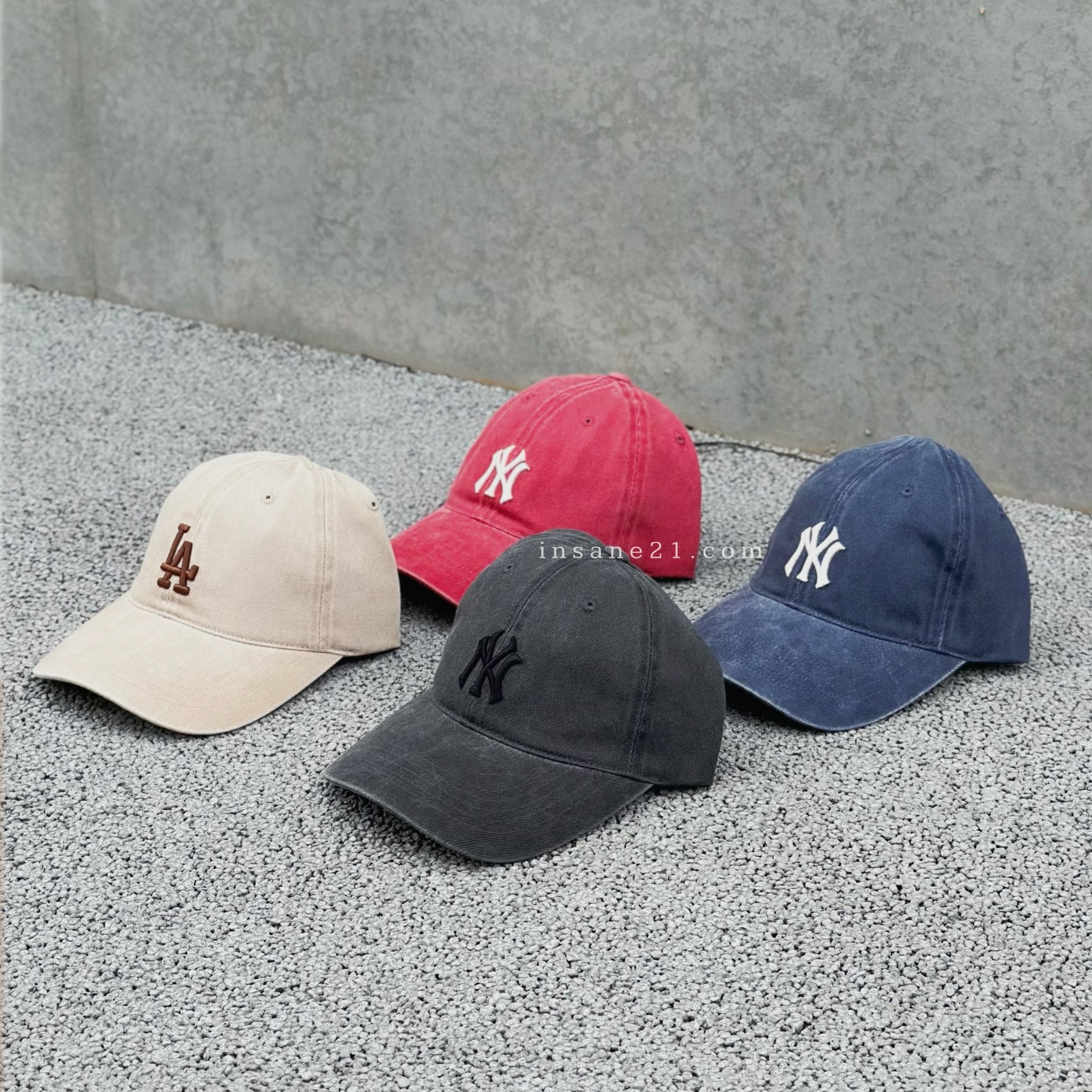 MLB KOREA 水洗老帽 NY LA 紐約 洛杉磯 帽子