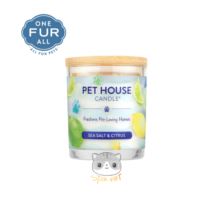 ONE FUR ALL Sea Salt & Citrus Pet House Candles 8.5oz