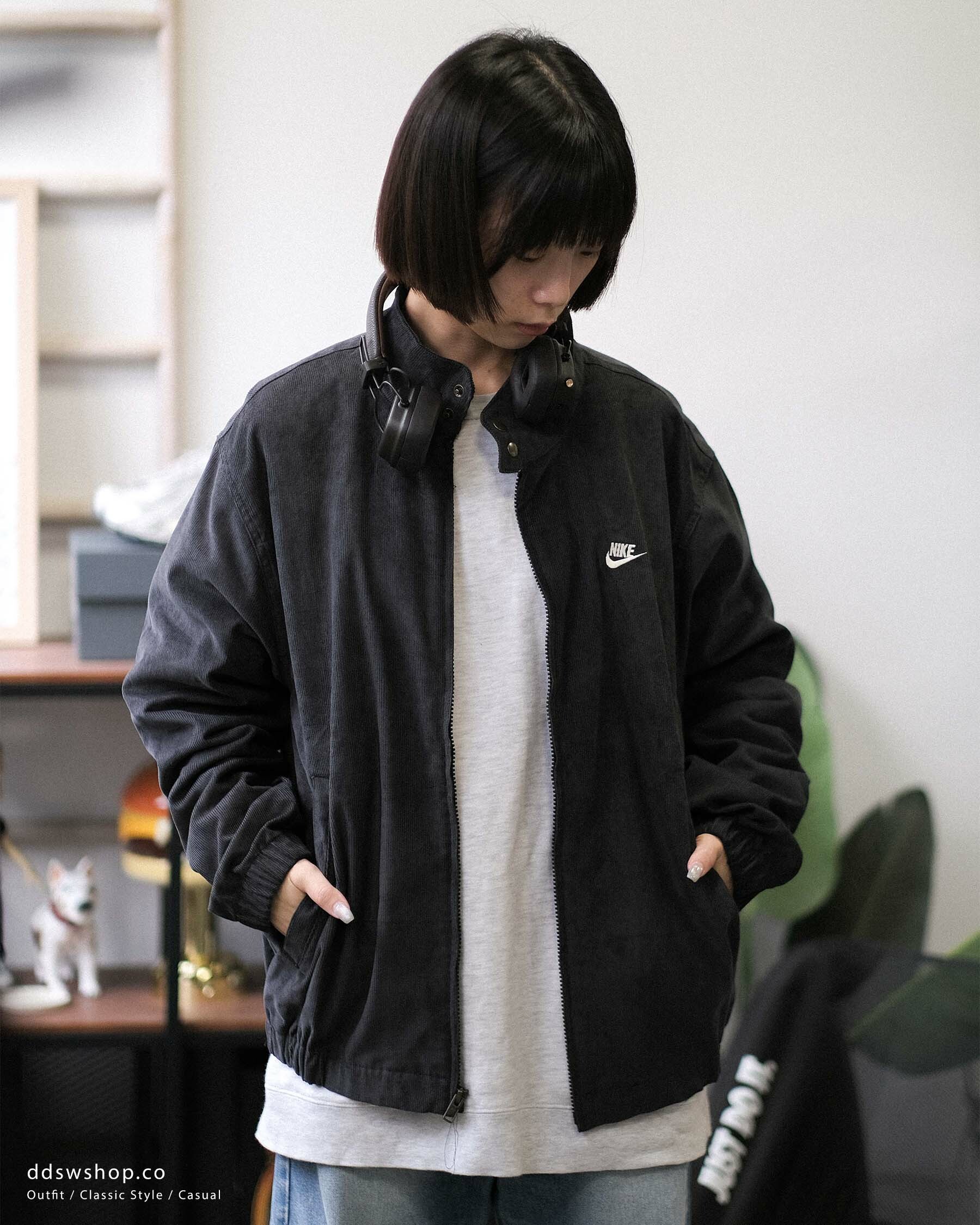 "調貨" NIKE 外套 燈芯絨 CLUB HARRINGTON FZ0632-010
