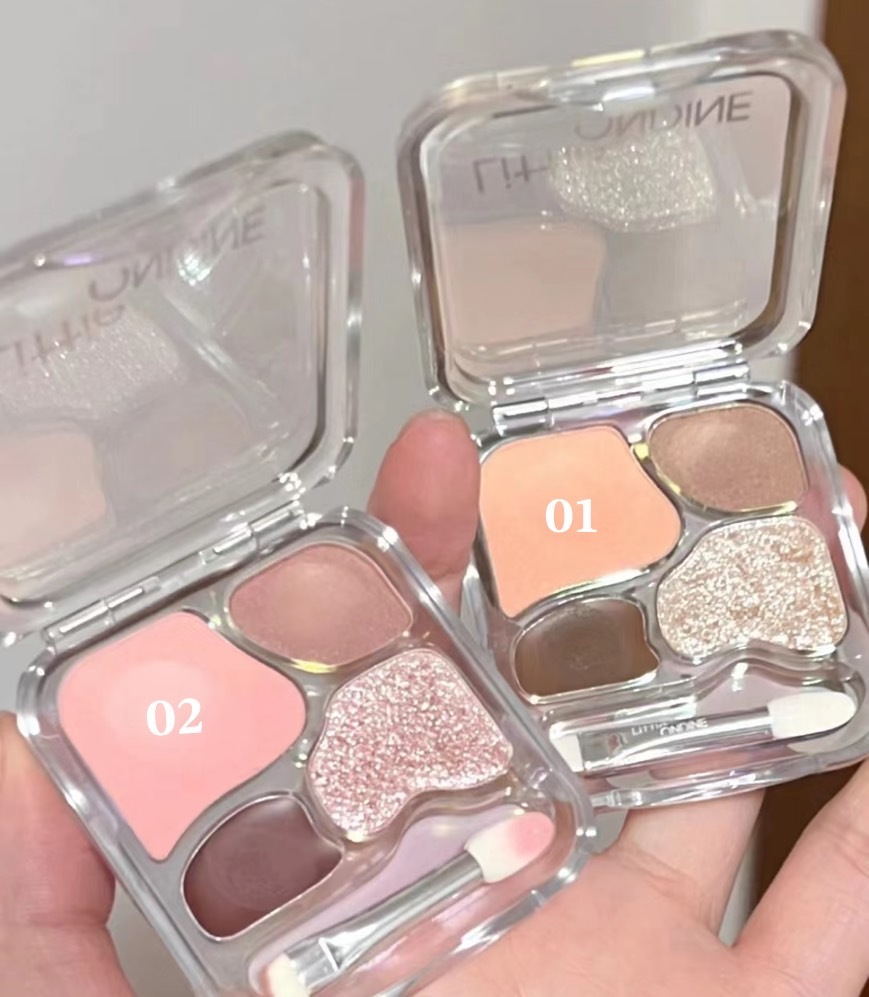 預購 小奧汀愛豆-四色臥蠶眼影綜合盤