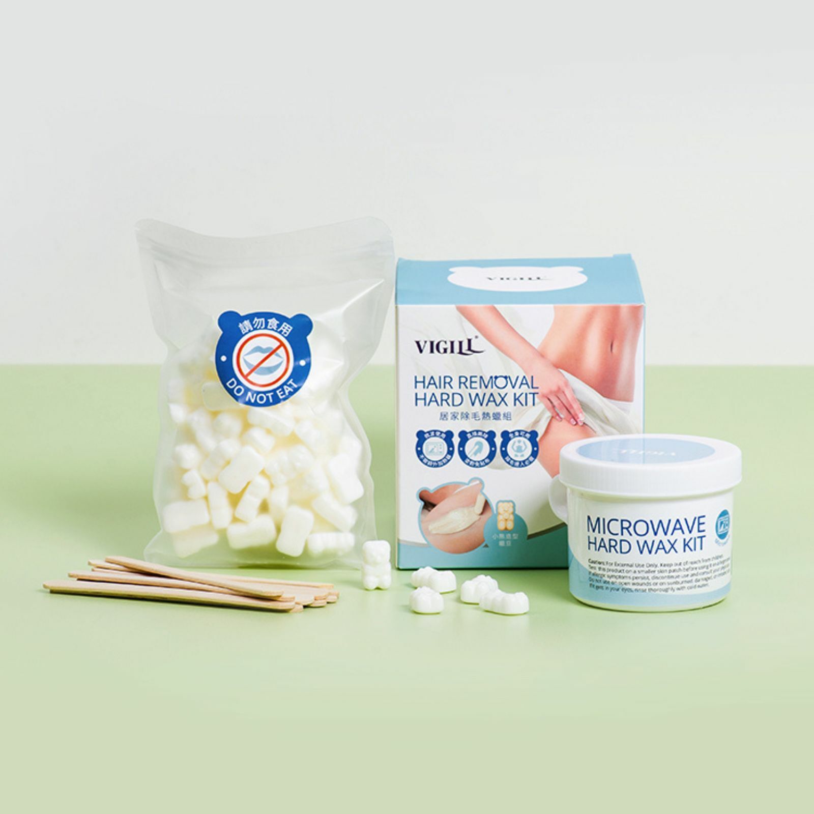 VIGILL - At-Home Waxing Kit (Hair Removal) - 180g