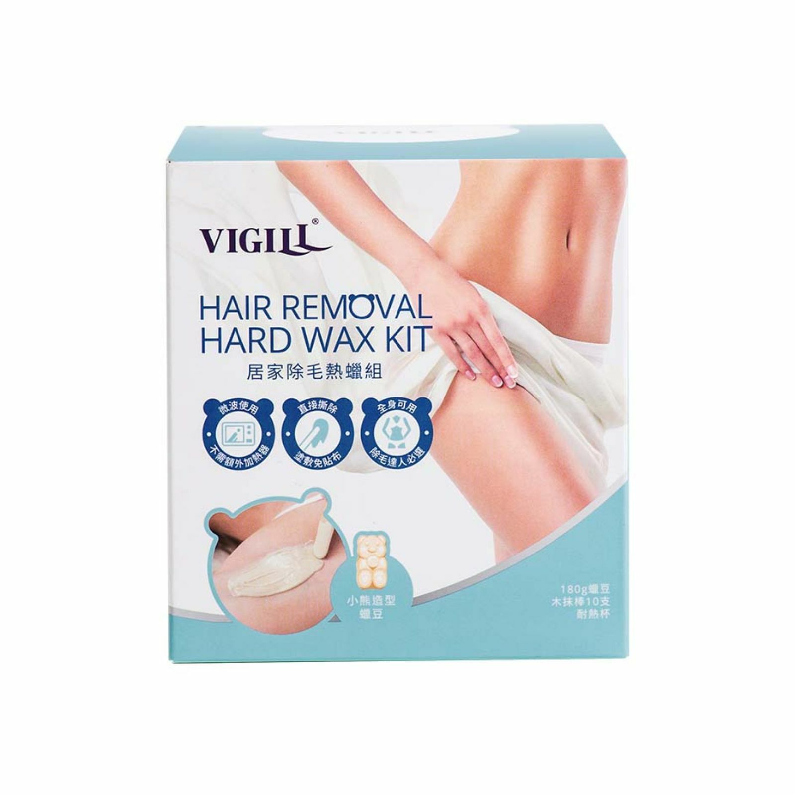 VIGILL - At-Home Waxing Kit (Hair Removal) - 180g