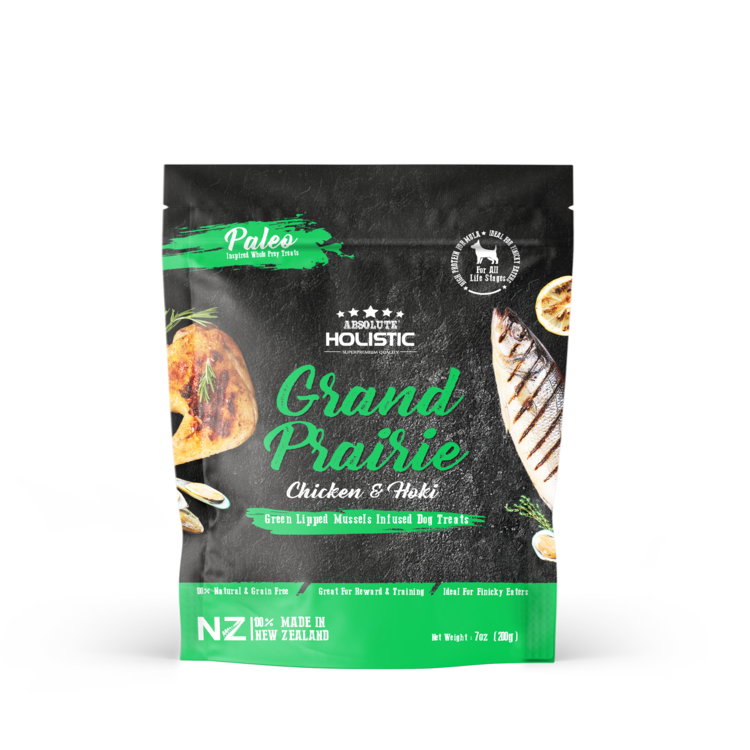 Absolute Holistic Air Dried Dog Treats - Grand Prairie 200g