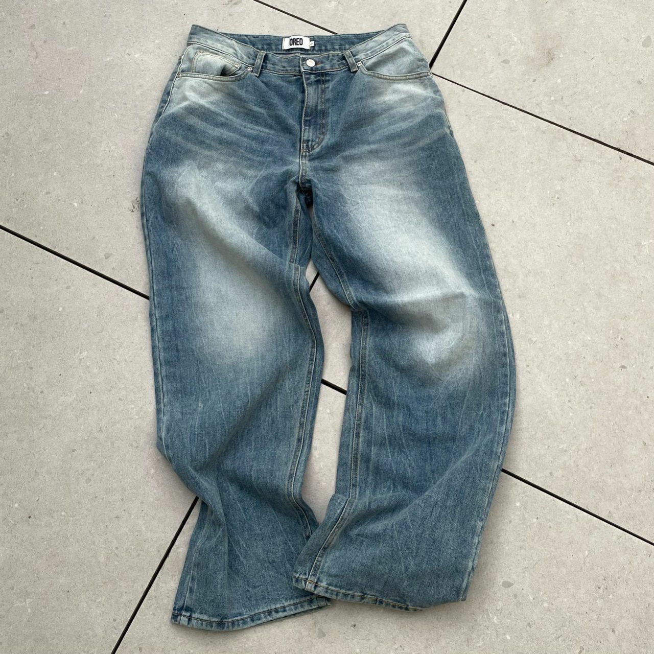 洗水鬆身牛仔褲 OREO-083P