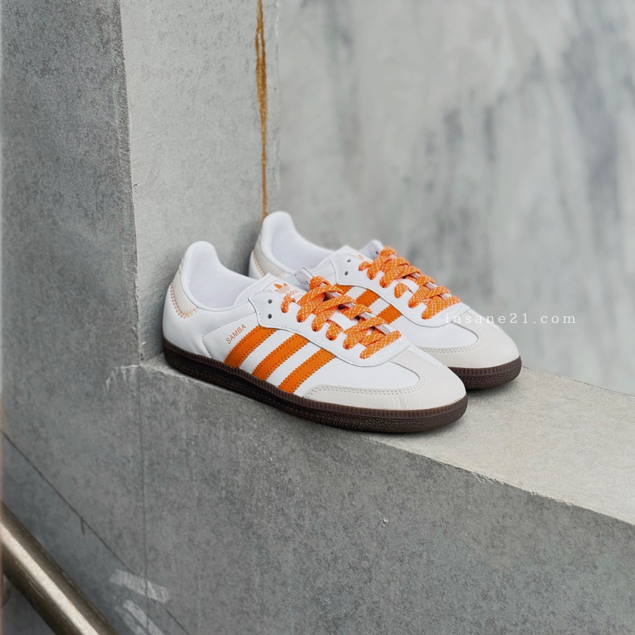 ADIDAS SAMBA OG 亮橘色 焦糖底 女鞋 亮色系 愛迪達 IE6521