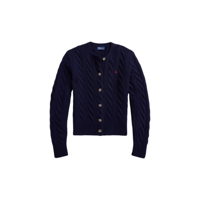 POLO RALPH LAUREN 羊毛羊絨開襟外套