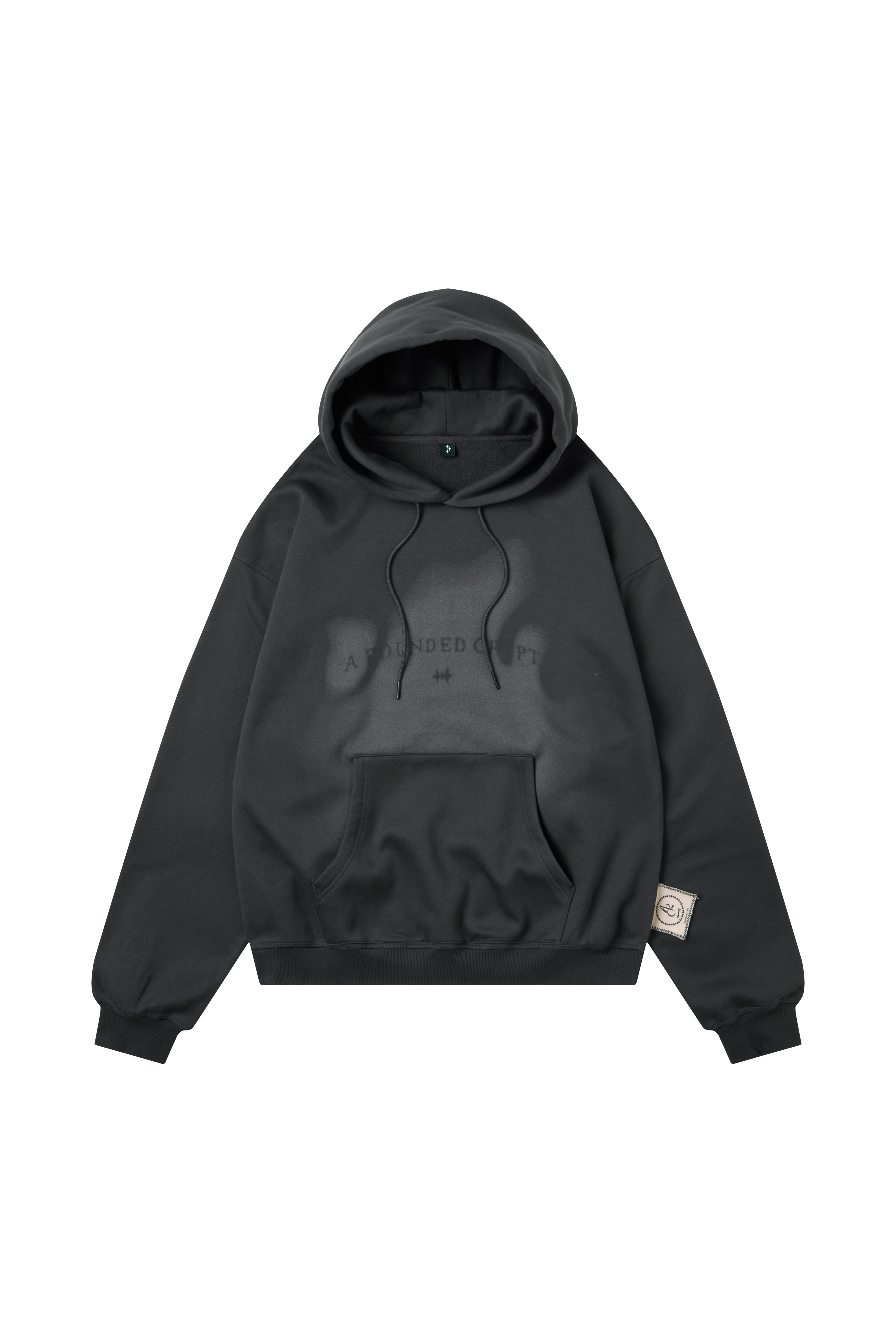 VINTAGE LOGO HOODIE - CHARCOAL