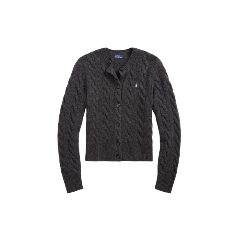 POLO RALPH LAUREN 羊毛羊絨開襟外套