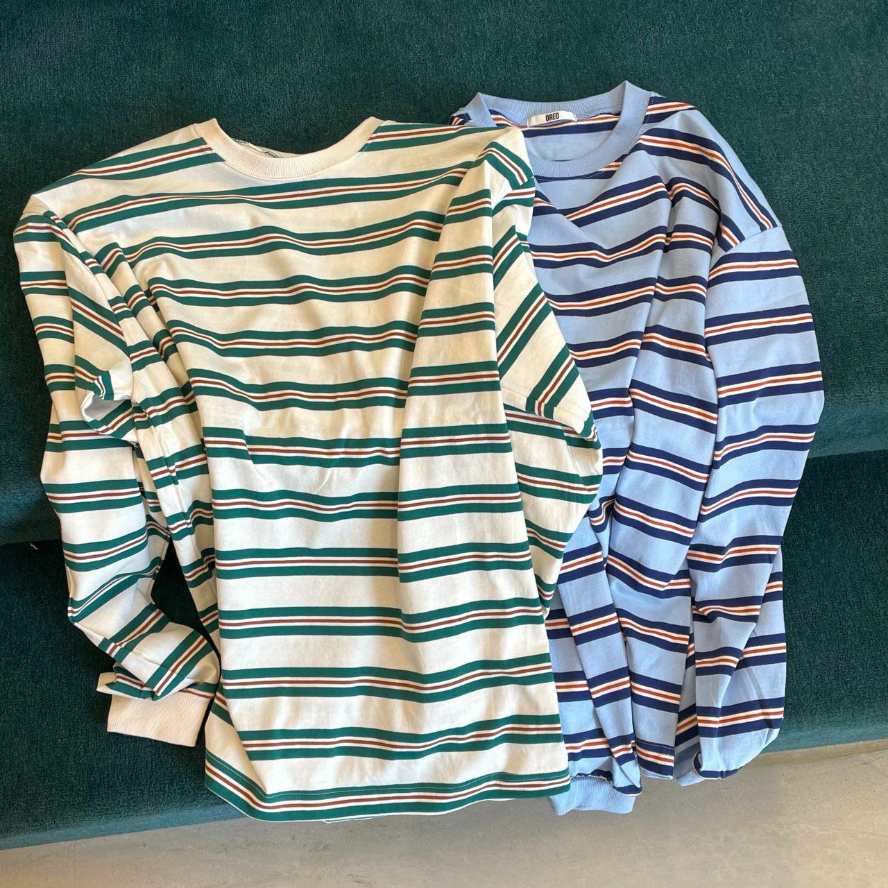 橫間長袖衫 OREO-089T