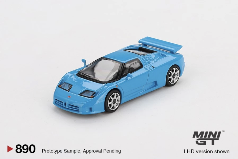 【預訂】Mini GT #890 Bugatti EB110 Super Sport  Blu  Bugatti