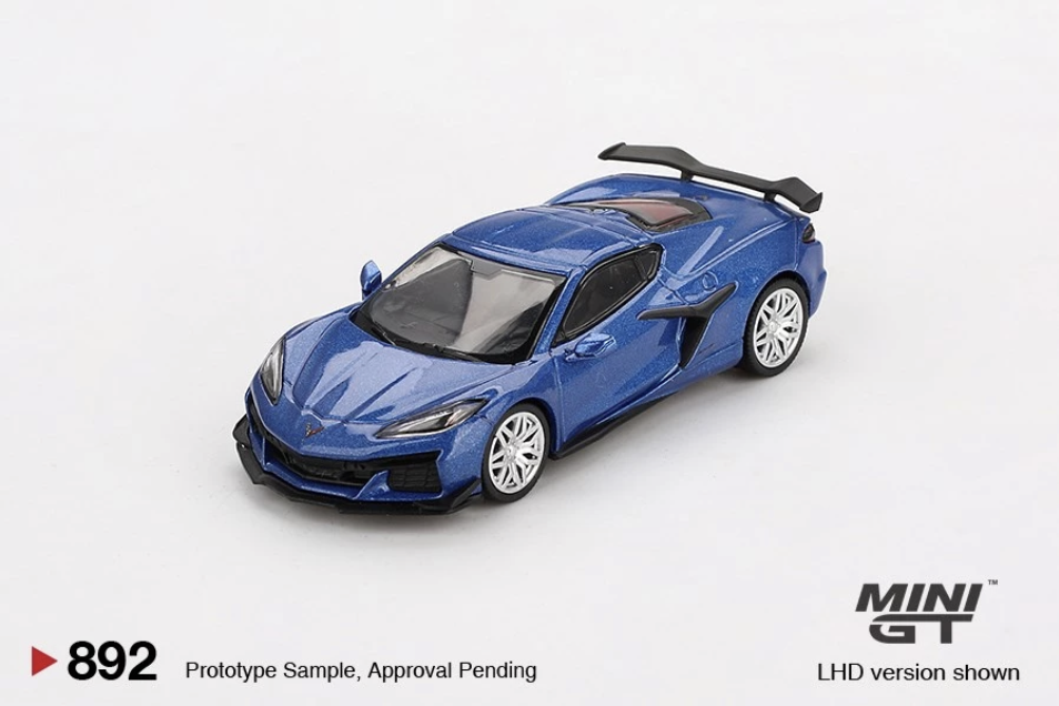 【預訂】Mini GT #892 Chevrolet Corvette Z06 2023 Elkhart Lake Blue Metallic