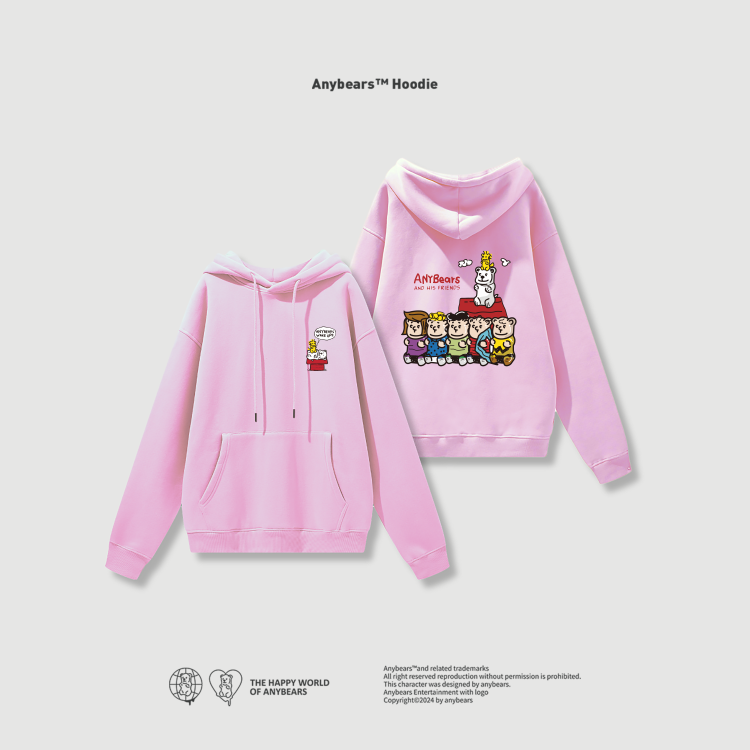 ANYBEARS® Hoodie Snoopy sleep BEAR 史努睡覺熊帽T