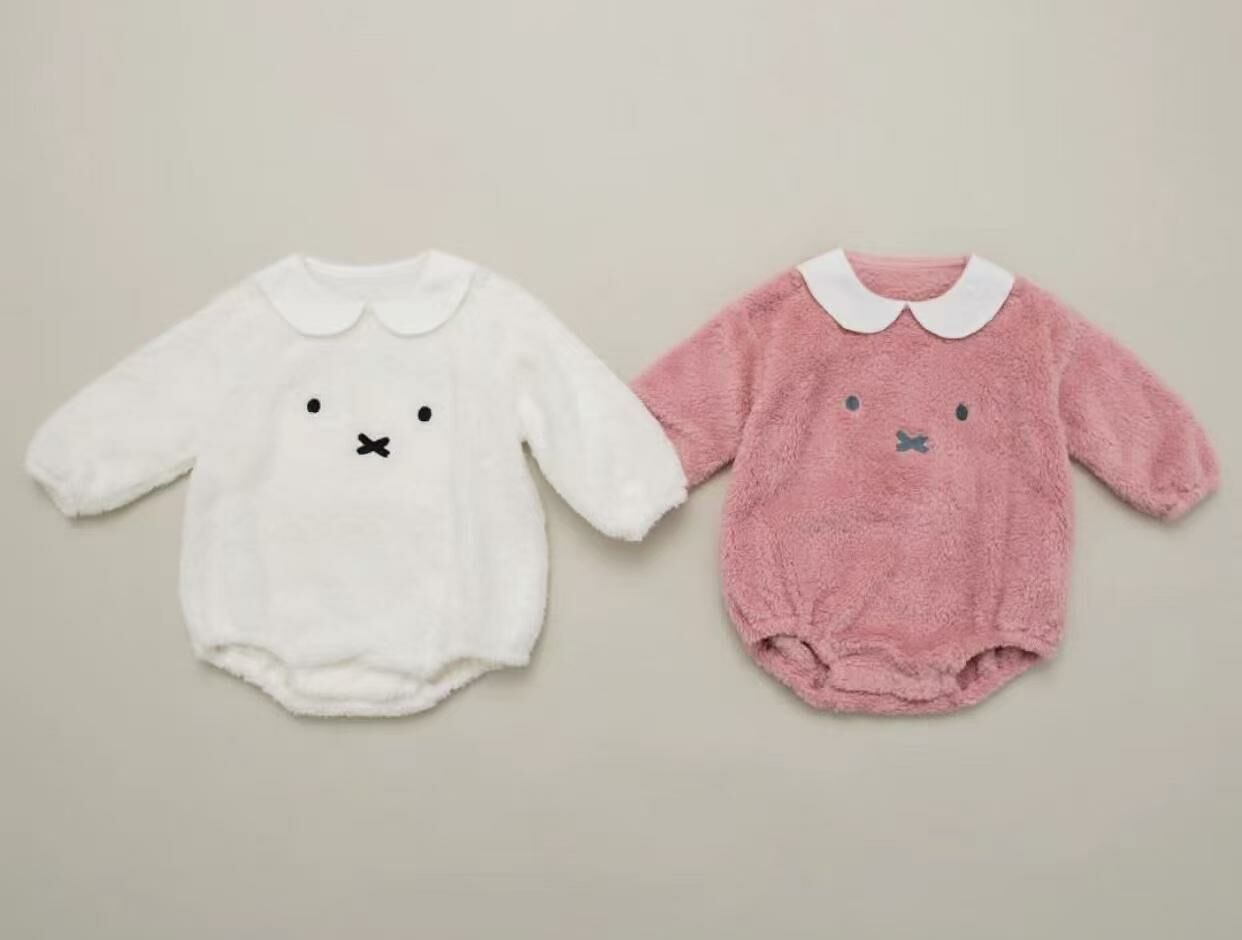 日單 Miffy and Boris雙面珊瑚絨包屁衣