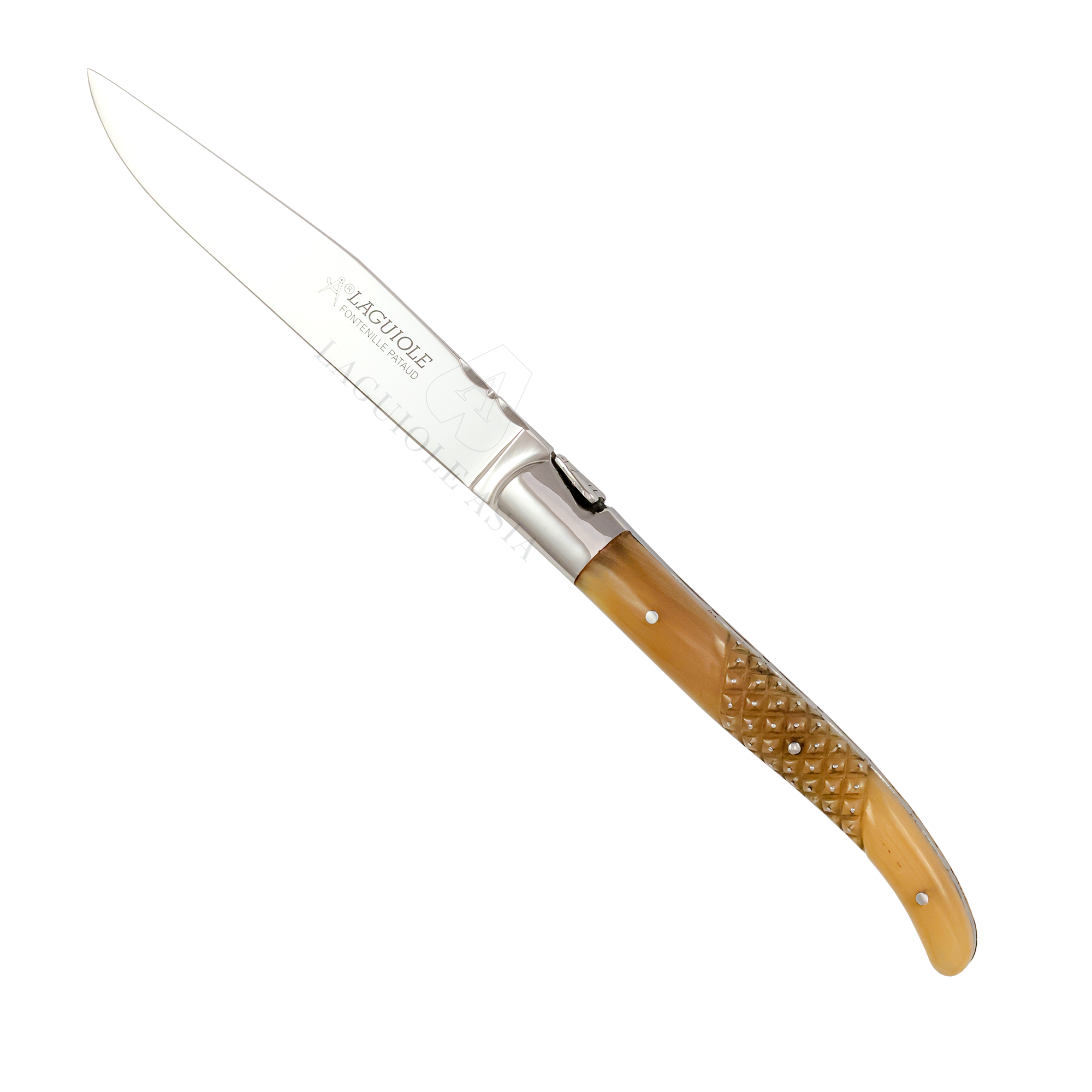 FONTENILLE PATAUD ⋆ Light Horn Laguiole Steak Knives