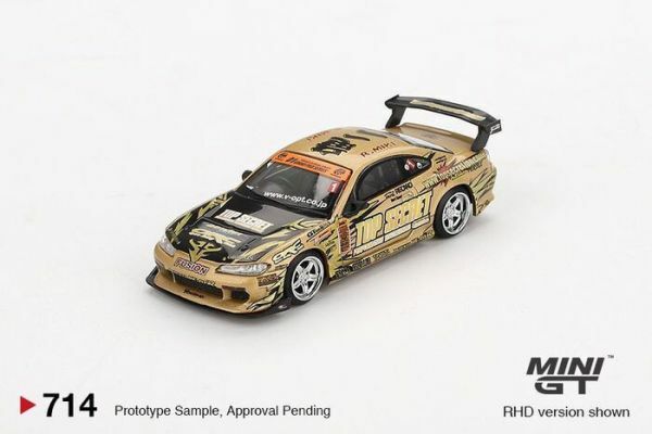 【預訂】Mini GT #714 Nissan Silvia (S15)  Top Secret D1GP / Blister Packaging(掛卡版)
