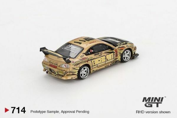 【預訂】Mini GT #714 Nissan Silvia (S15)  Top Secret D1GP / Blister Packaging(掛卡版)