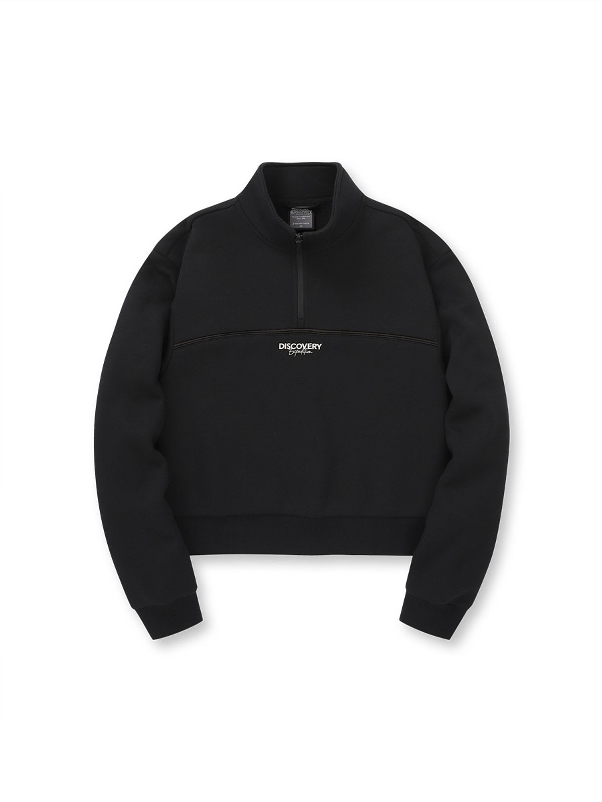 【代購】 Discovery 探索 女 立領 半拉 小LOGO 長袖 衛衣 DMHD79046