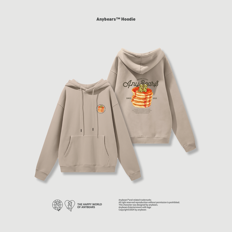 ANYBEARS® Hoodie Pancake BEAR 鬆餅熊帽T