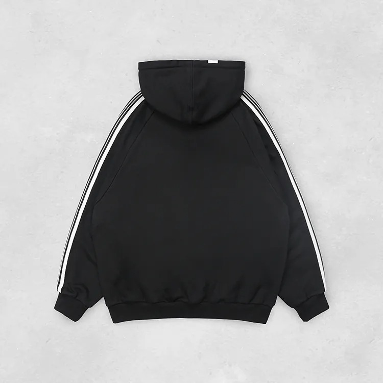 B-SIDE OLD SCHOOL STRIPE HOODIE