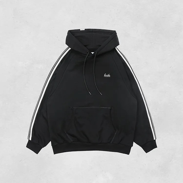 B-SIDE OLD SCHOOL STRIPE HOODIE