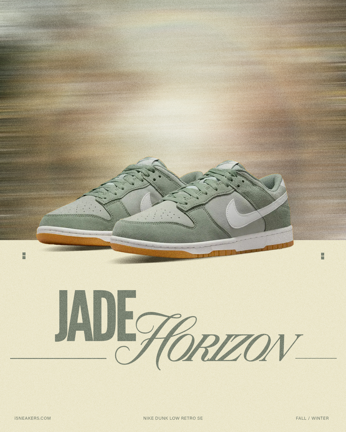 iSNEAKERS｜Nike Dunk Low Retro SE "Jade Horizon" 蘋果綠 HQ1931-300