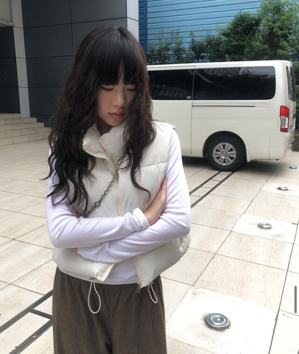 韓國連線🇰🇷 Anyonemore 麵包羽絨背心 短版 羽絨背心 秋冬 象牙白色 黑色/預購