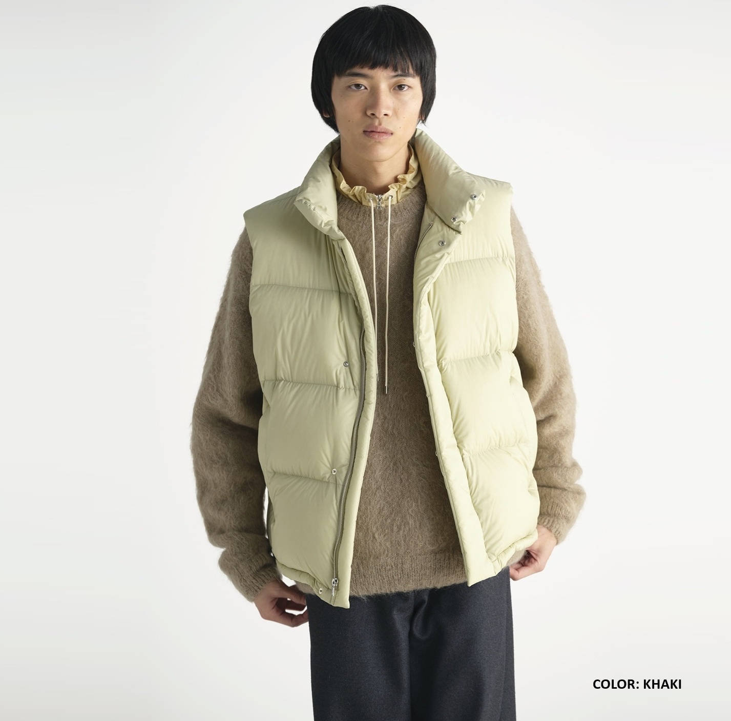 AURALEE 2024 A/W SUPER LIGHT NYLON RIPSTOP DOWN VEST - PRE ORDER ITEM (預訂中)