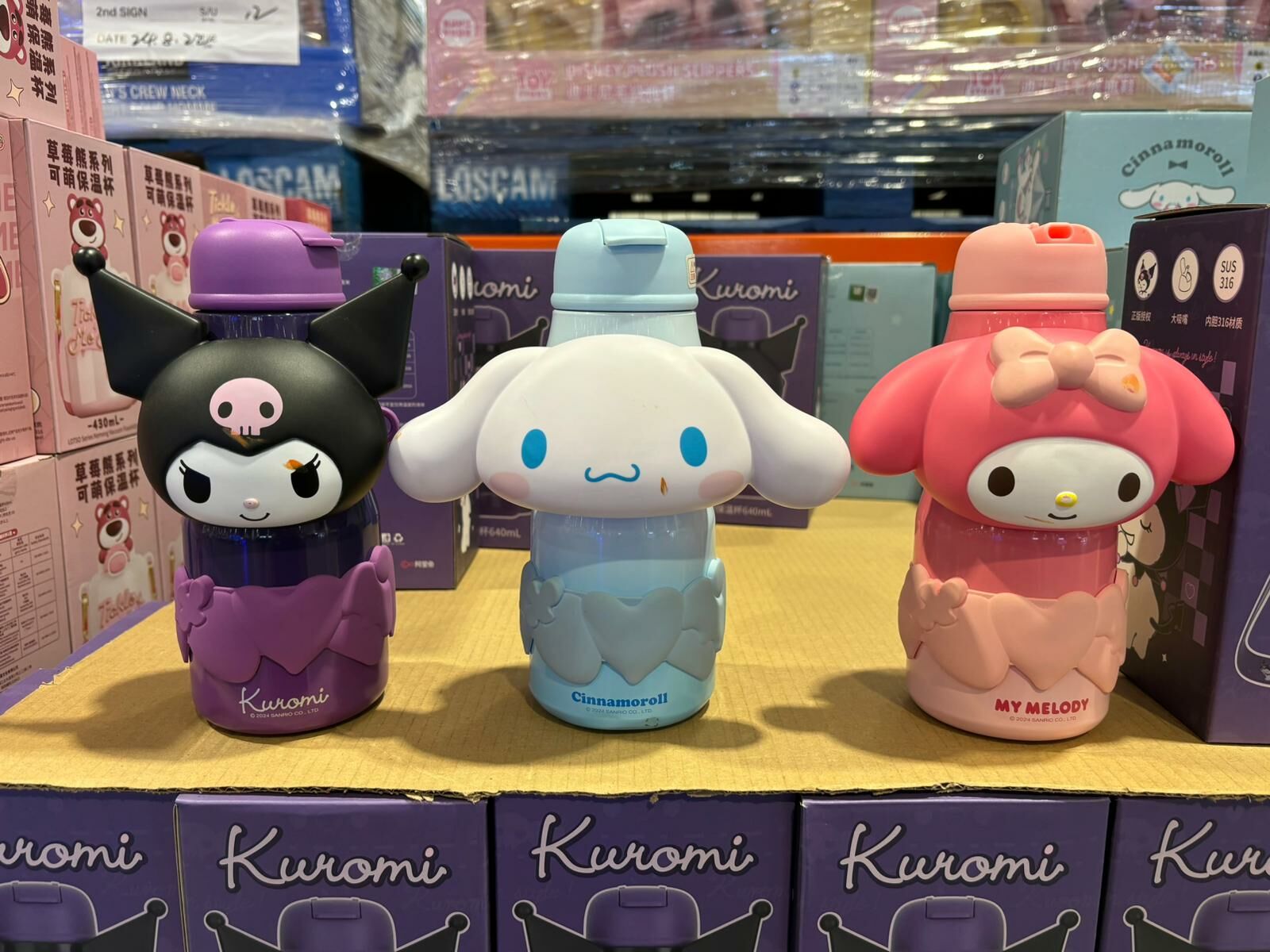 THERMAL BOTTLE卡通人物保溫杯