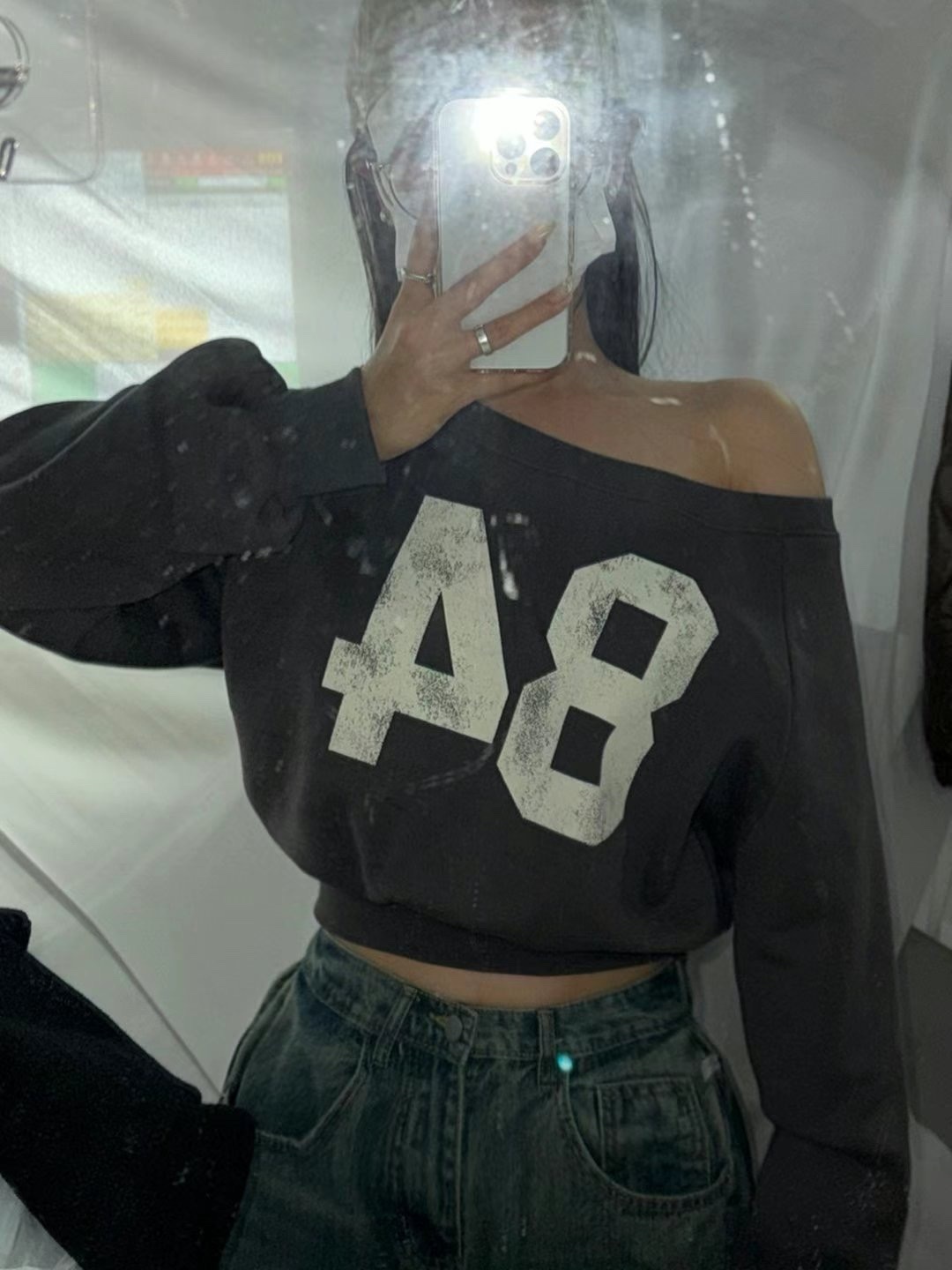 (現貨) KR 84 CROPPED SWEATSHIRT