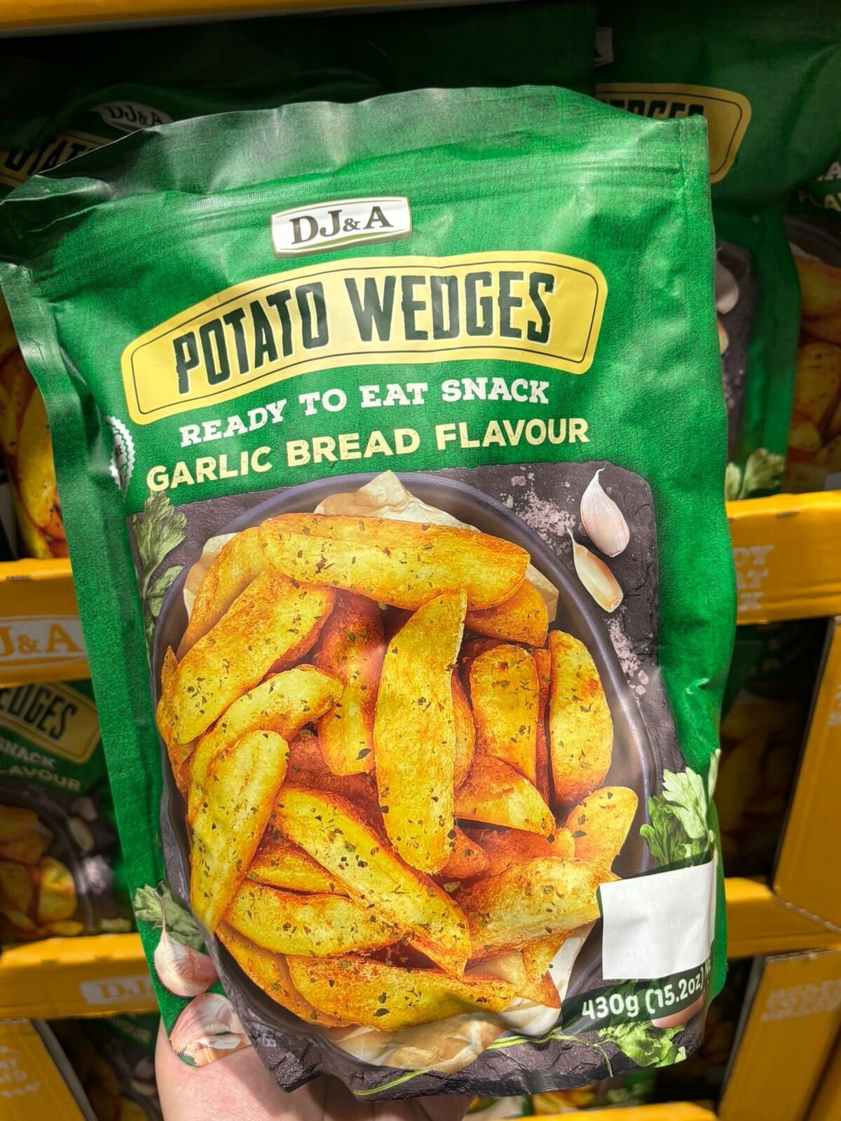 DJ&A POTATO WEDGES 洋蔥蒜味馬鈴薯塊