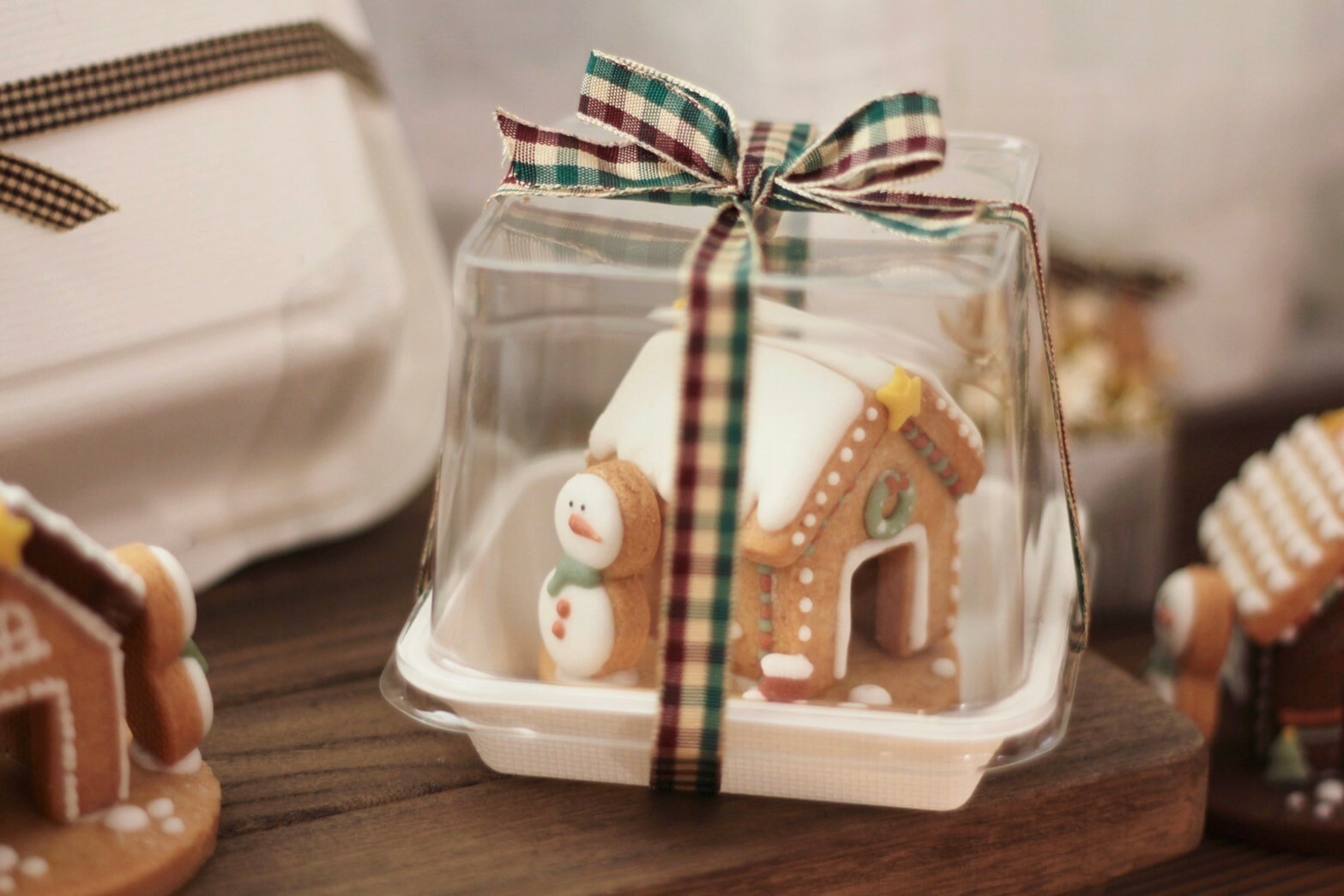 薑餅屋.DIY.緞帶.聖誕節.甜點盒.包裝設計.包裝材料