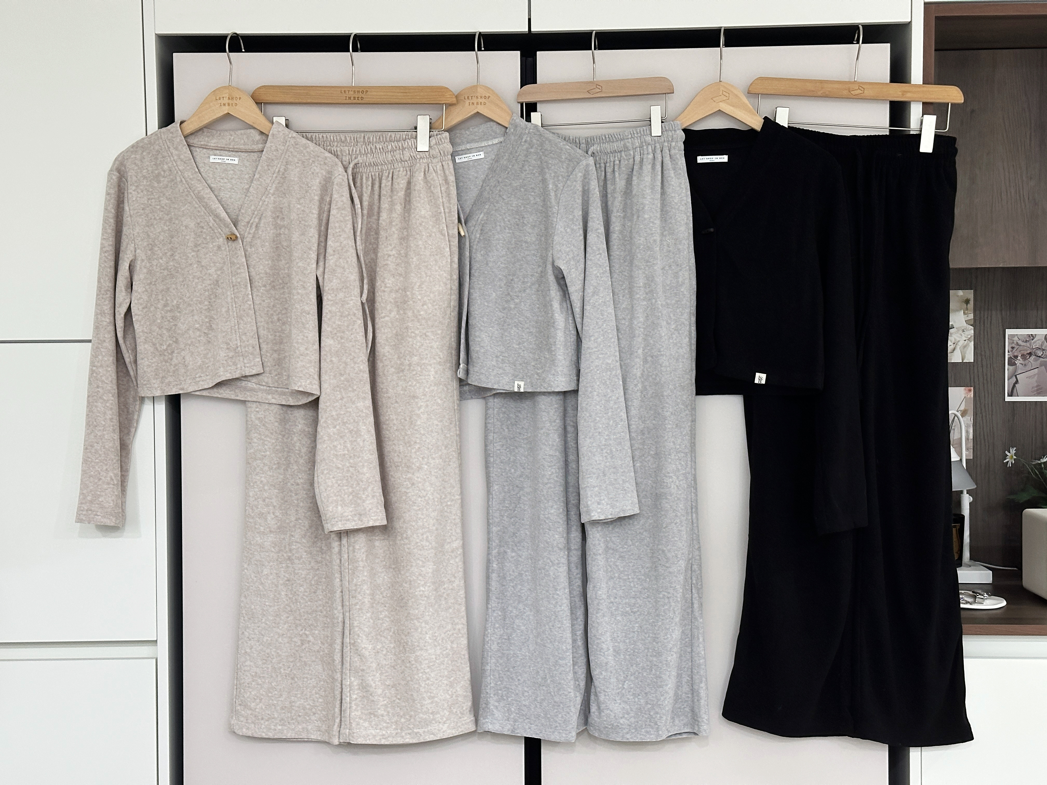 LSIBMADE31 舒適毛巾料睡衣級SET-3色