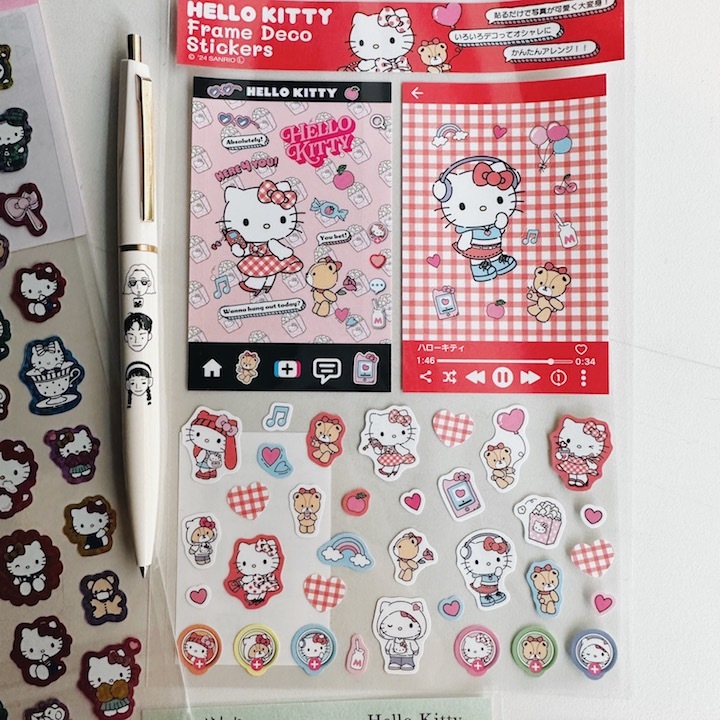 KITTY 復古系列 手帳貼紙｜日本三麗鷗