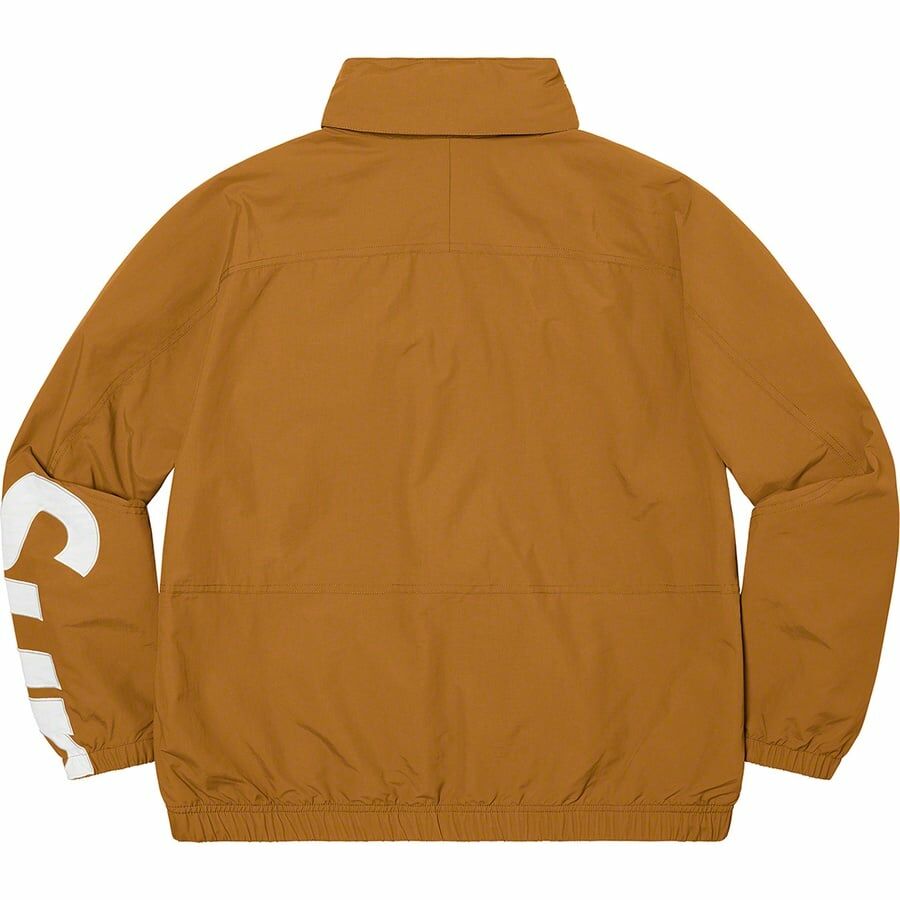 SUPREME SPELLOUT TRACK JACKET SS21 DARK GOLD