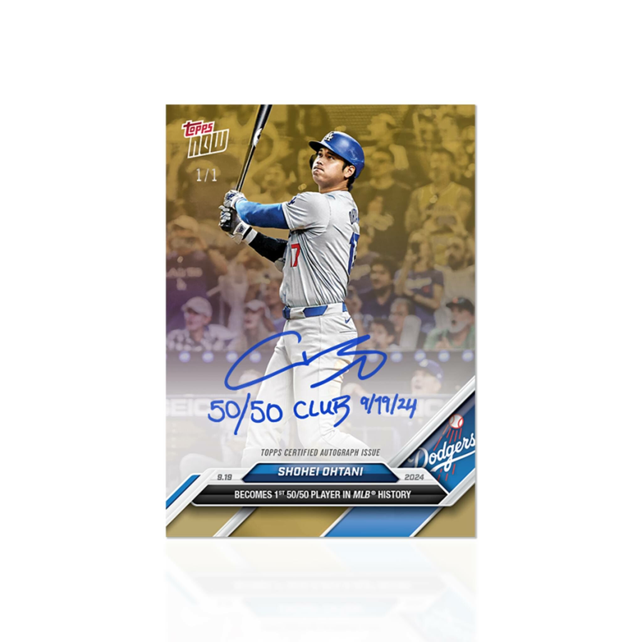 Shohei Ohtani 50/50 - 2024 MLB TOPPS NOW® Card 722