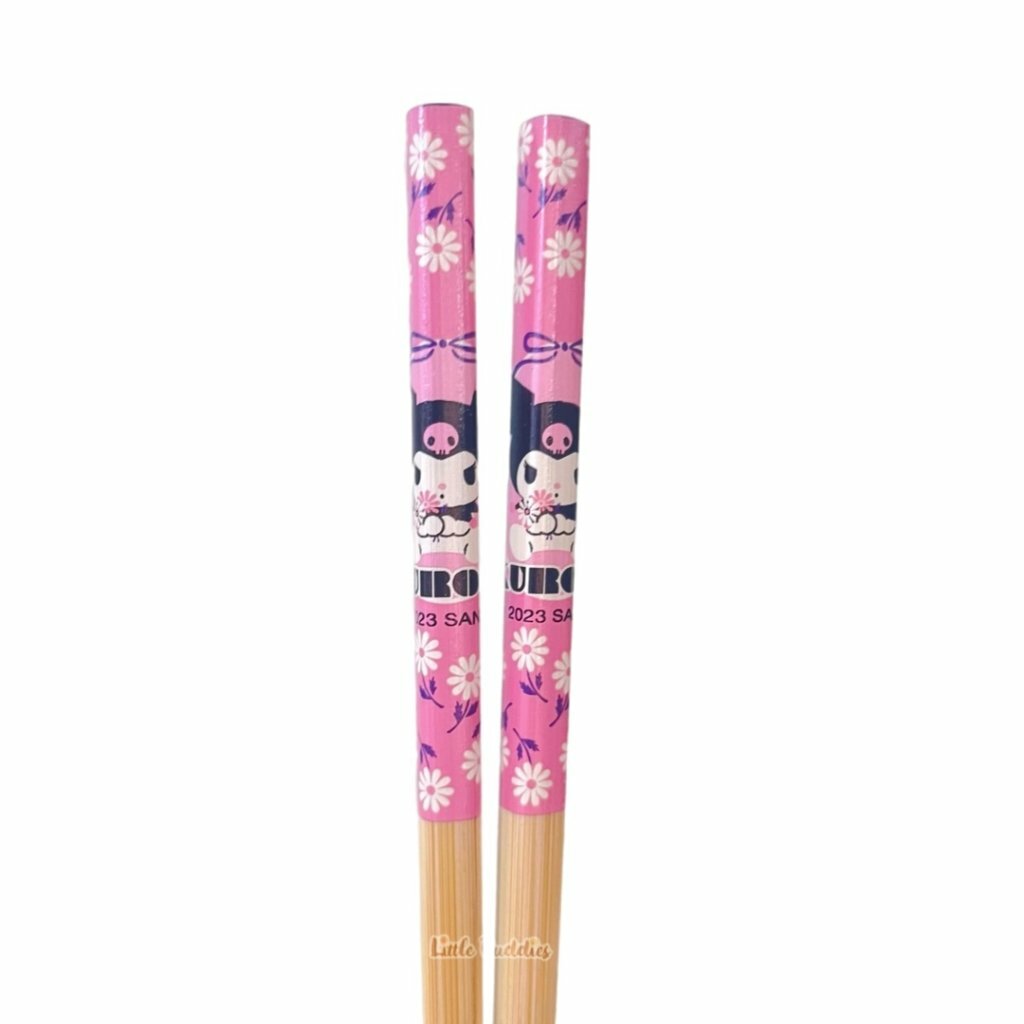 台灣 Sanrio Kuromi 竹筷子(5入)