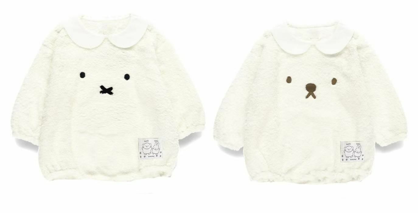 日單 Miffy and Boris雙面珊瑚絨衛衣