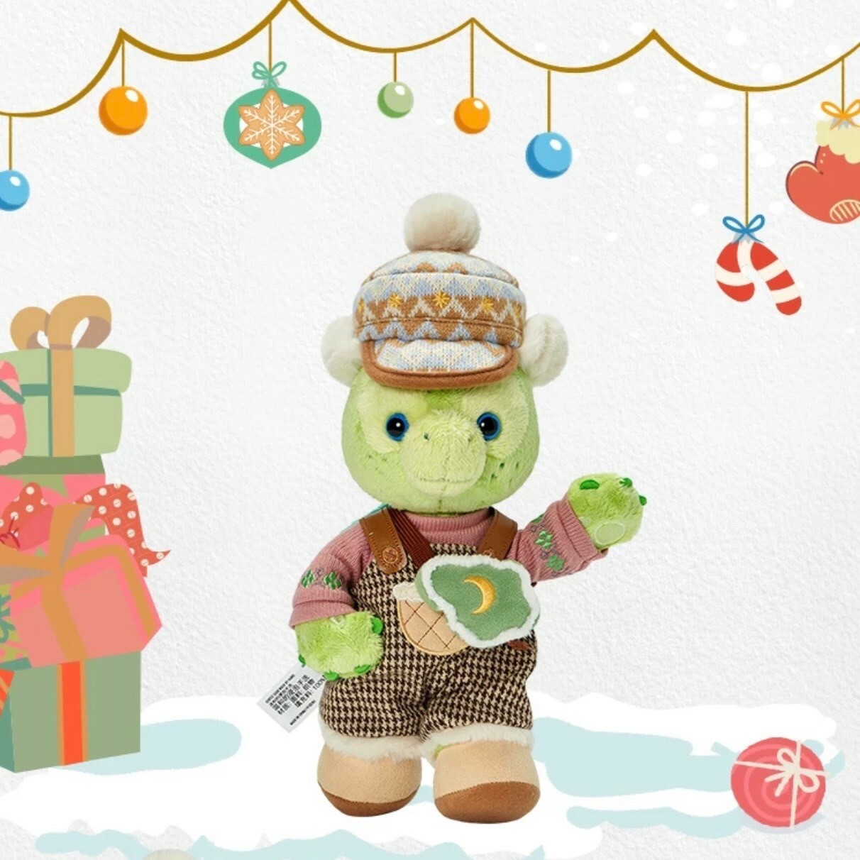 2024 冬日 達菲 Duffy 與好友們 奧樂米拉 海龜 OluMel SS號 娃娃 玩偶 -上海迪士尼樂園