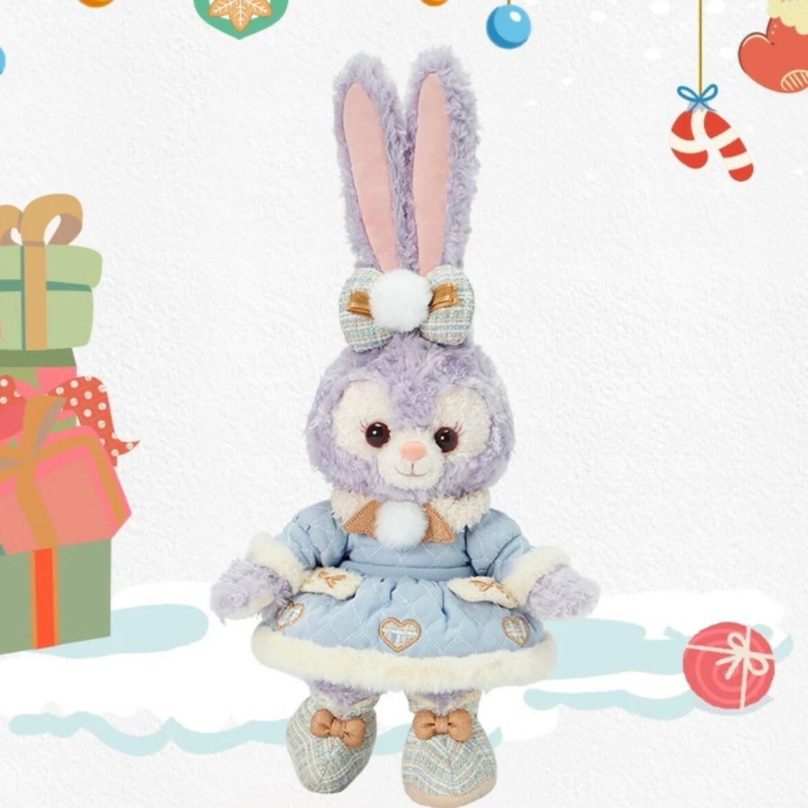 2024 冬日 達菲 Duffy 與好友們 史黛拉露 星黛露 StellaLou SS號 娃娃 玩偶 -上海迪士尼樂園