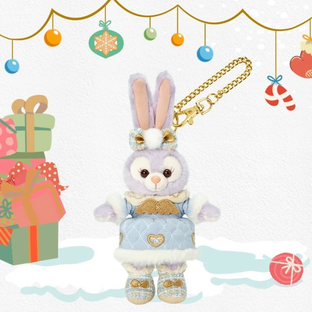 2024 冬日 達菲 Duffy 與好友們 史黛拉露 星黛露 StellaLou 鑰匙圈 吊飾 -上海迪士尼樂園