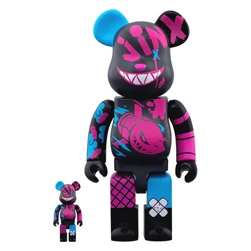 BE@RBRICK LOL JINX 400% + 100%