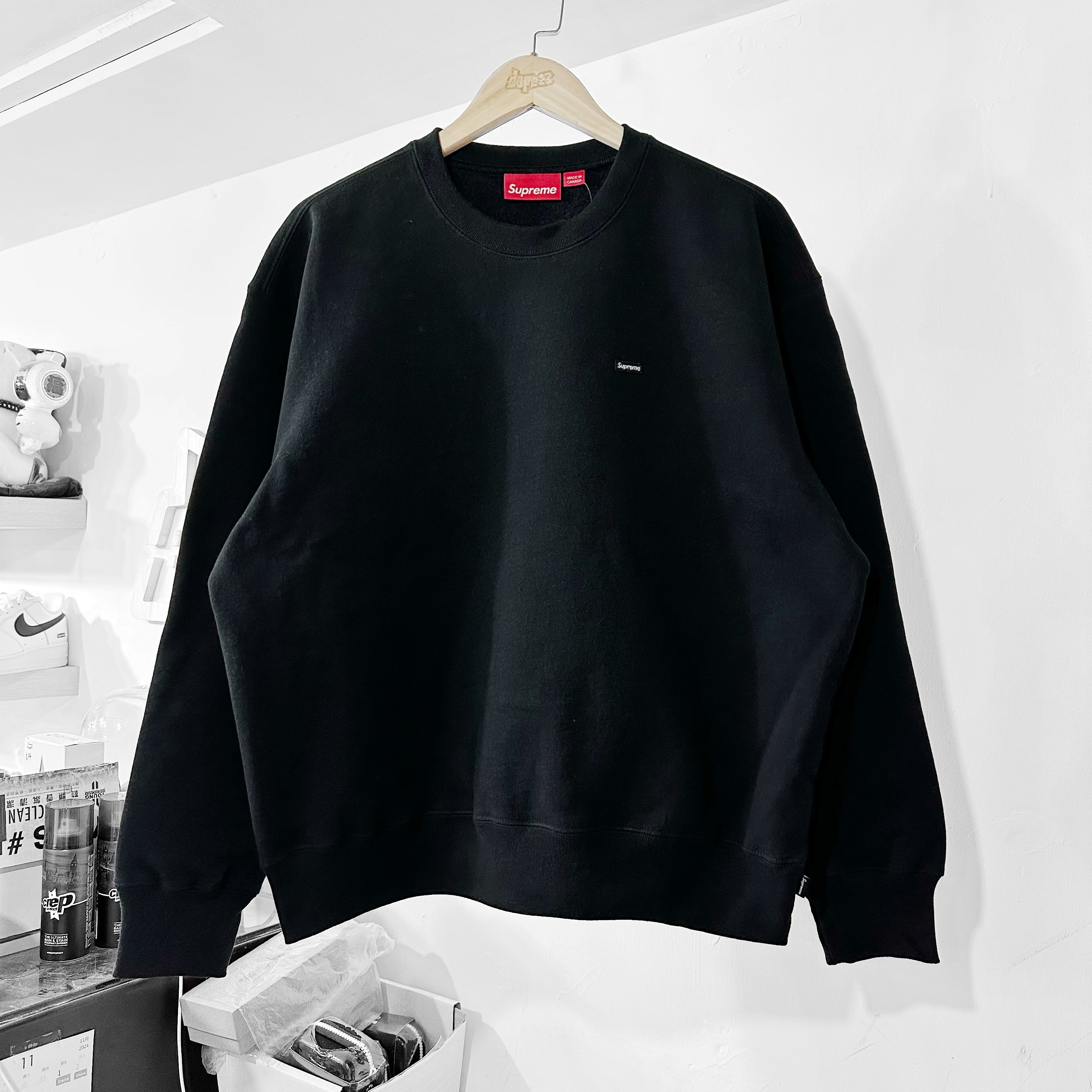 Supreme  Small Box Crewneck Black