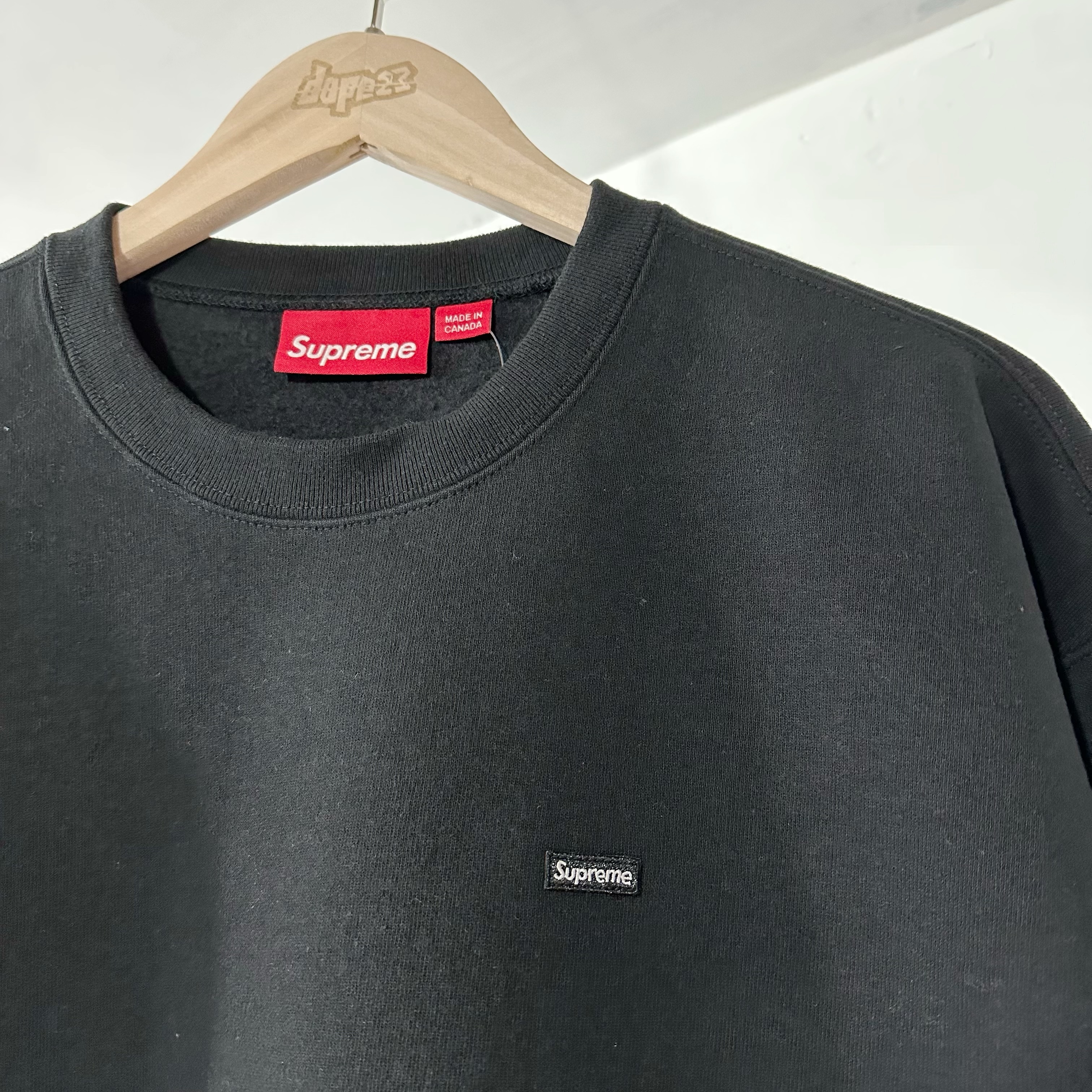 Supreme  Small Box Crewneck Black