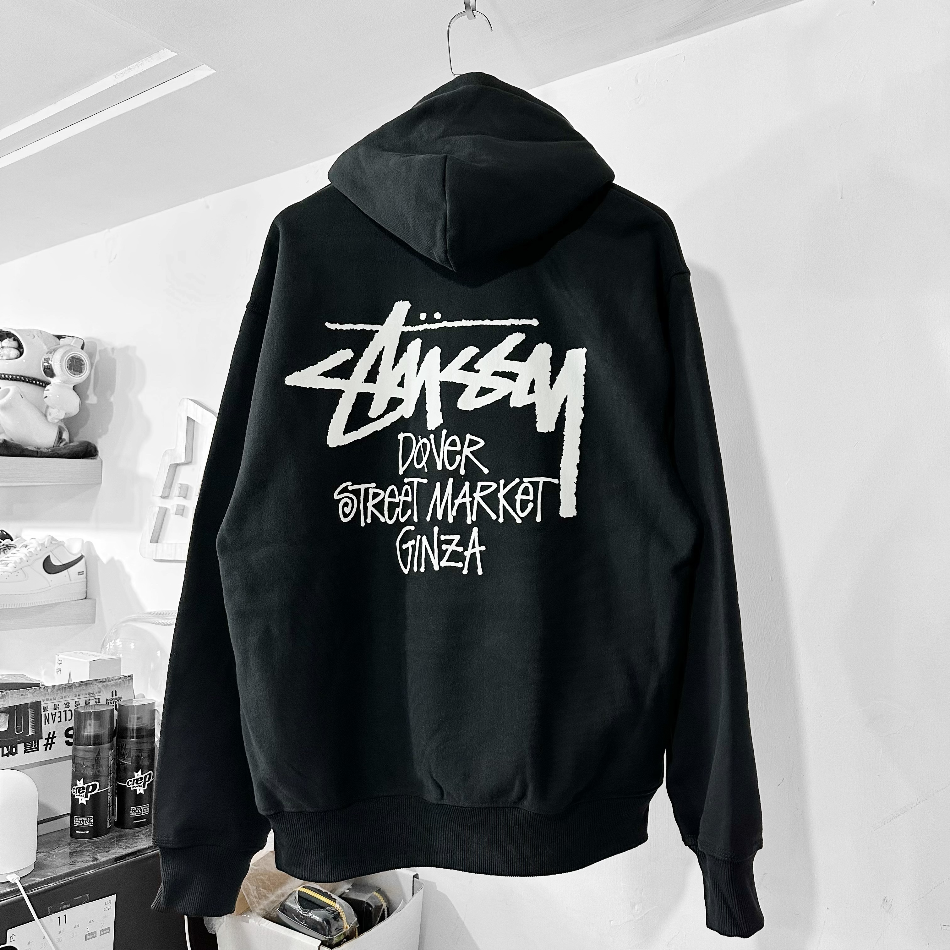 STUSSY Stock Dsm Ginza Hoodie (BLACK) 銀座限定