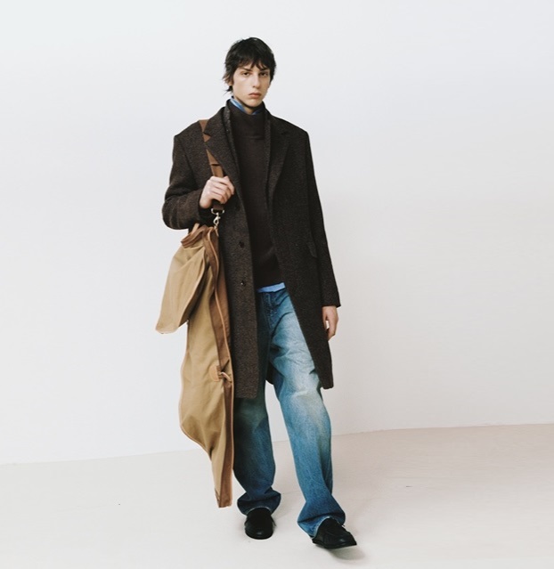 AURALEE SELVEDGE FADED HEAVY DENIM PAINTER PANTS - INDIGO PRE ORDER ITEM (預訂中)