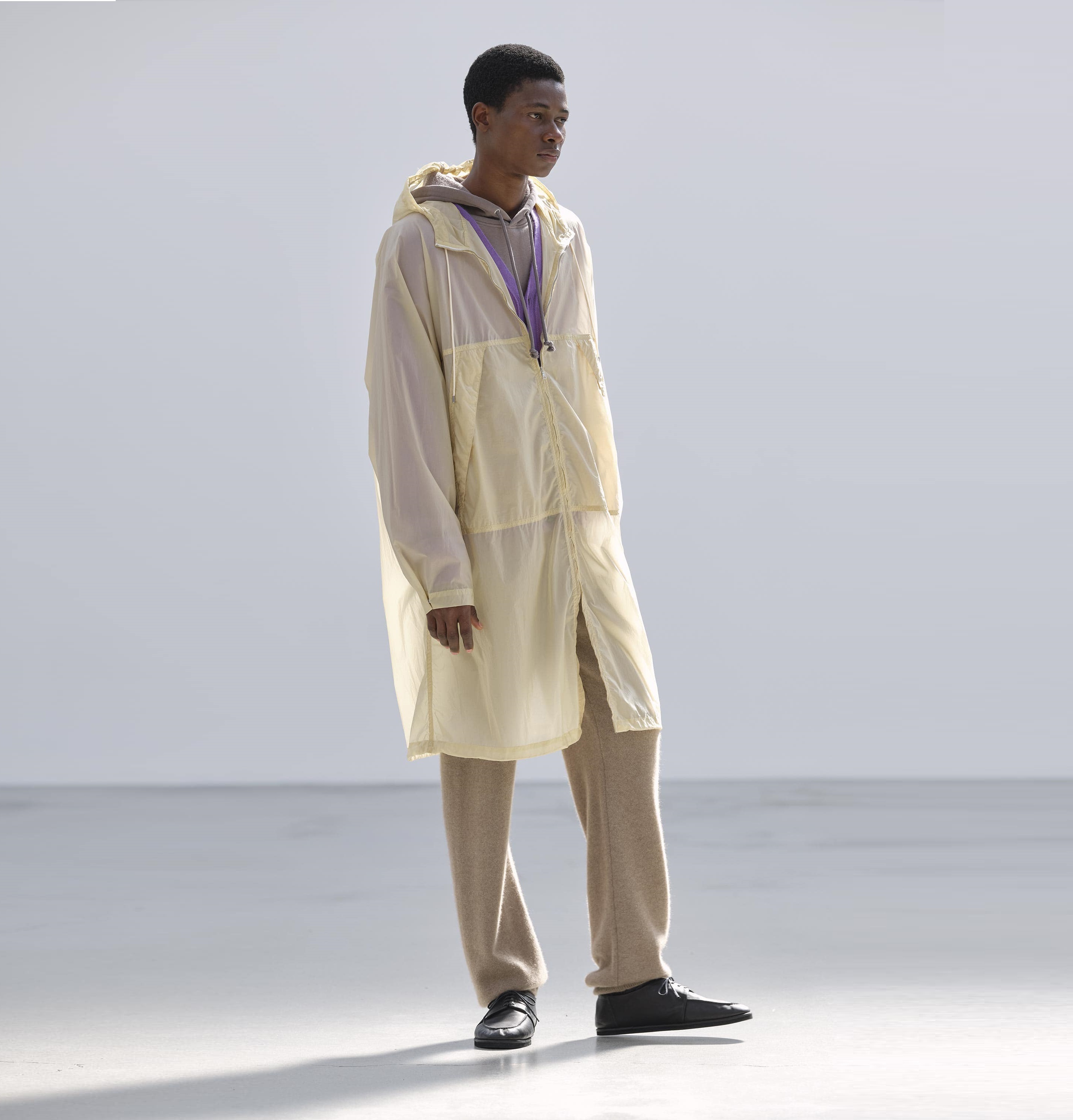 AURALEE 2024 A/W WASHED SUPER LIGHT AIRY NYLON COAT - PRE ORDER ITEM (預訂中)