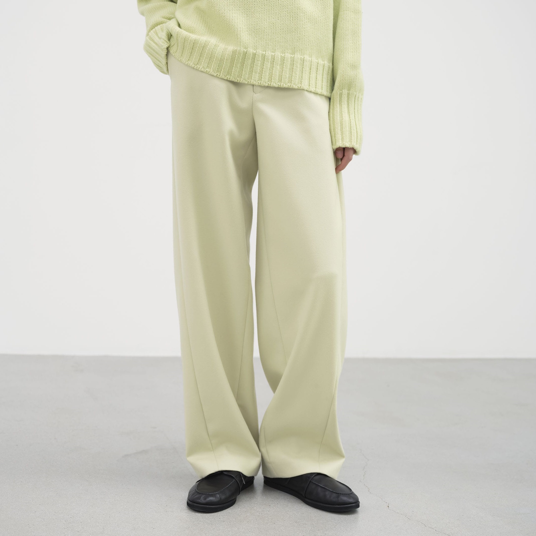 AURALEE 2024 A/W LIGHT MELTON SLACKS - PRE ORDER ITEM (預訂中)