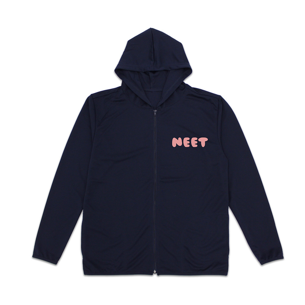 Cospa 1125 まひろの「NEET」 薄手ドライパーカー [お兄ちゃんはおしまい！] NAVY