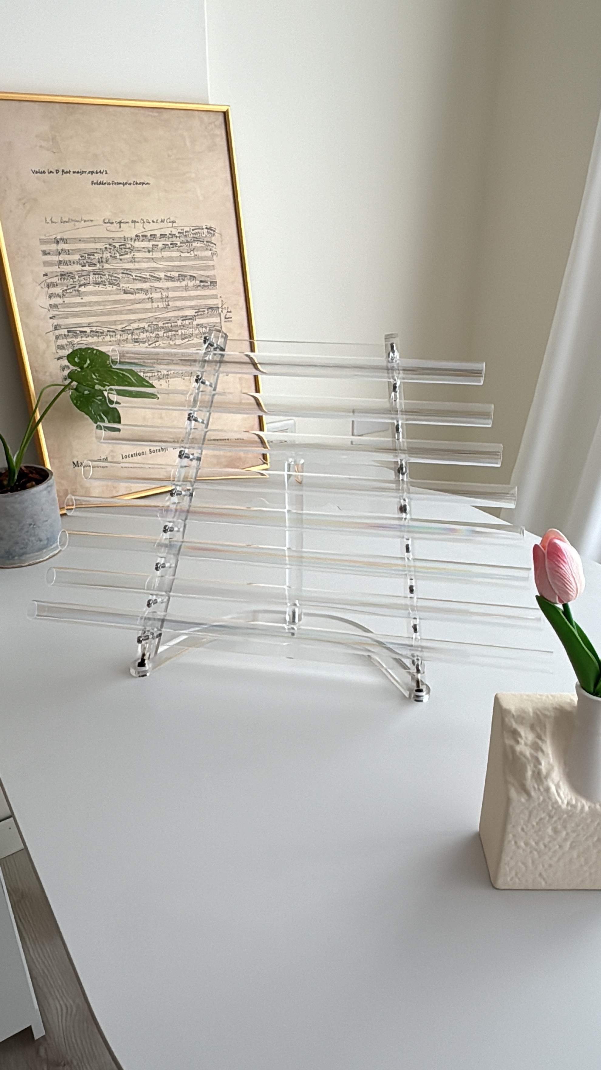 七彩光 水晶豎琴