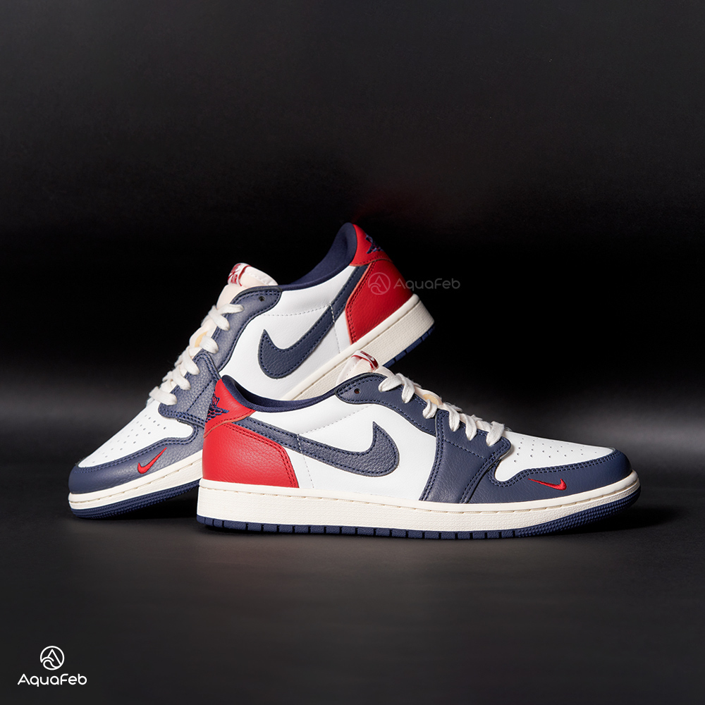 Nike Air Jordan 1 OG 男 深藍紅 霍華德大學配色 經典 皮革 喬丹 休閒鞋 HQ2993-100
